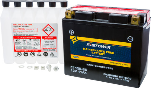 FIRE POWER BATTERY CTX30L-BS-FT MAINTENANCE FREE | FIRE POWER