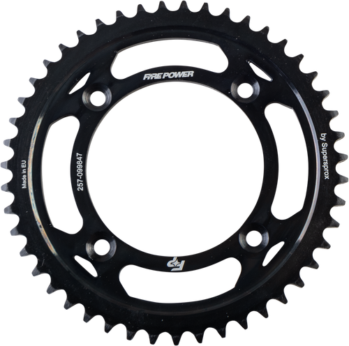 FIRE POWER REAR SPROCKET STEEL 47T BLK