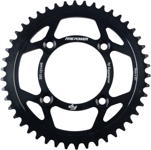 FIRE POWER REAR SPROCKET STEEL 46T BLK