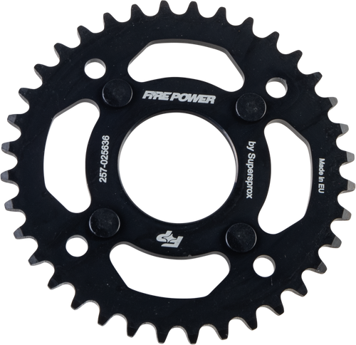 FIRE POWER REAR SPROCKET STEEL 36T BLK
