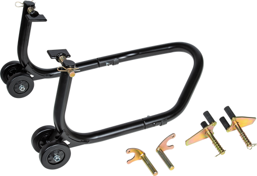FIRE POWER FRONT/REAR PADDOCK STAND BLACK