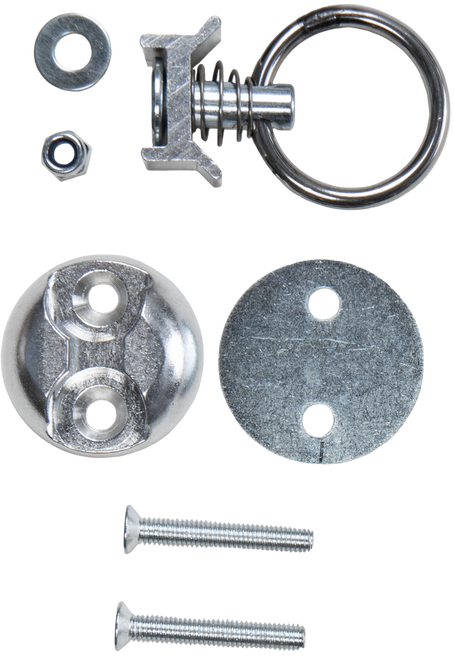 FIRE POWER L-TRACK ANCHOR MOUNT REMOVABLE 1.25" EYELET 1/PK