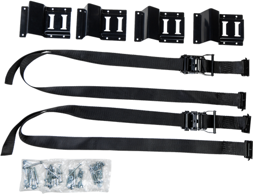 FIRE POWER UTV WHEEL CHOCK KIT BLACK 4/PK