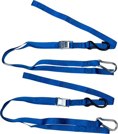 FIRE POWER 1" X 6' TIE-DOWN BLUE 2/PK