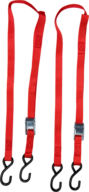 FIRE POWER 1" X 6' TIE-DOWN SOFT-TIE RED 2/PK