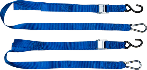 FIRE POWER 1.5" X 6' TIE-DOWN BLUE 2/PK