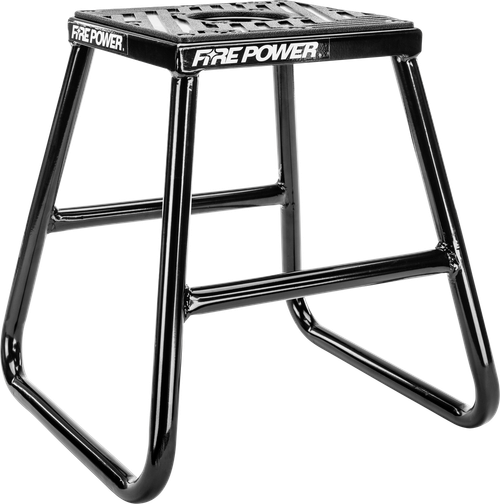 Steel Moto Stand Dirt Bike Black Color, Mx Off Road Non-Slip 16" Tall; 61-0800