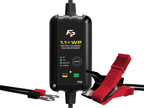 6V/12V 1.1A Waterproof Battery Charger