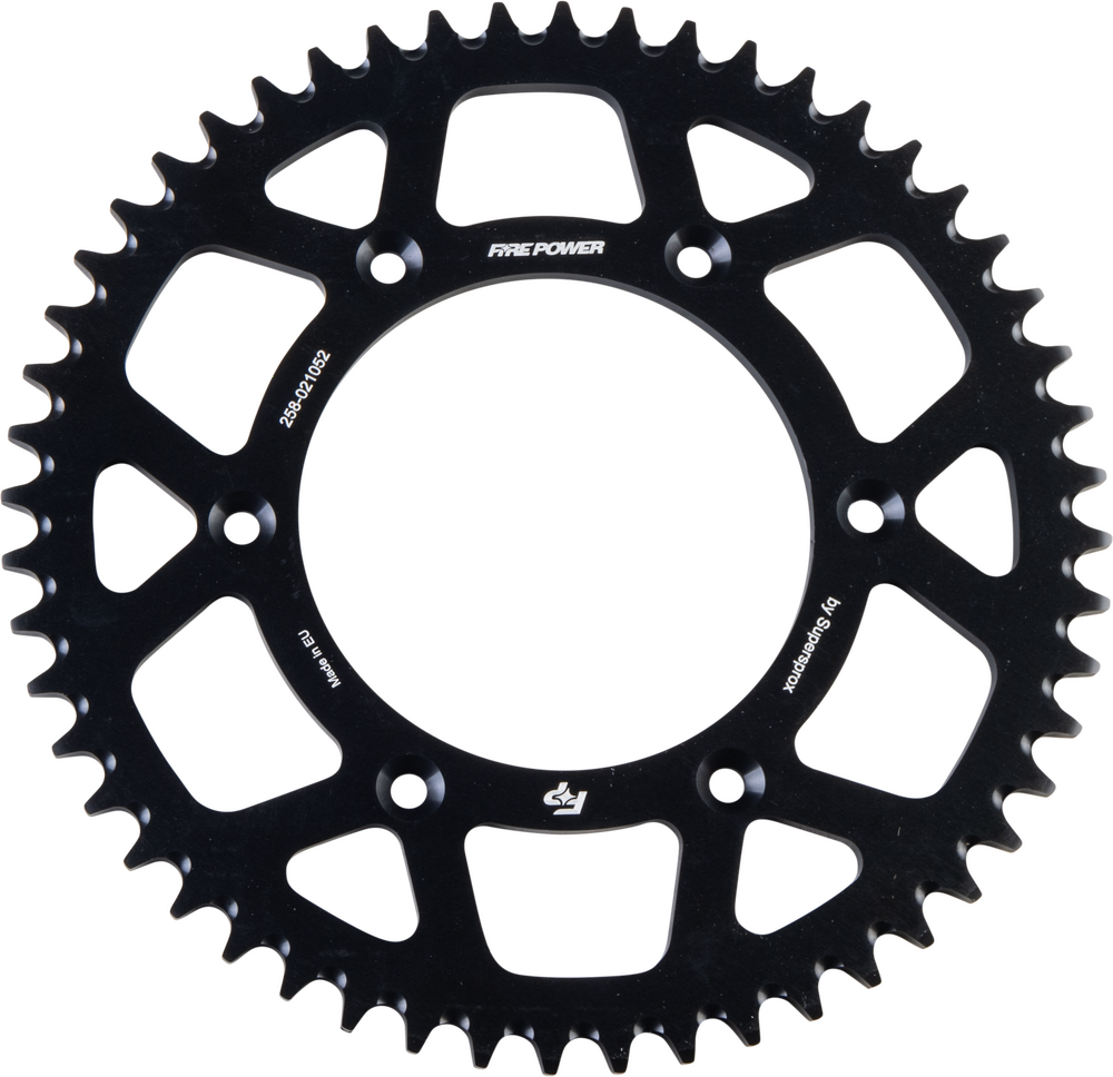 FIRE POWER REAR SPROCKET ALUMINUM 52T BLK | FIRE POWER