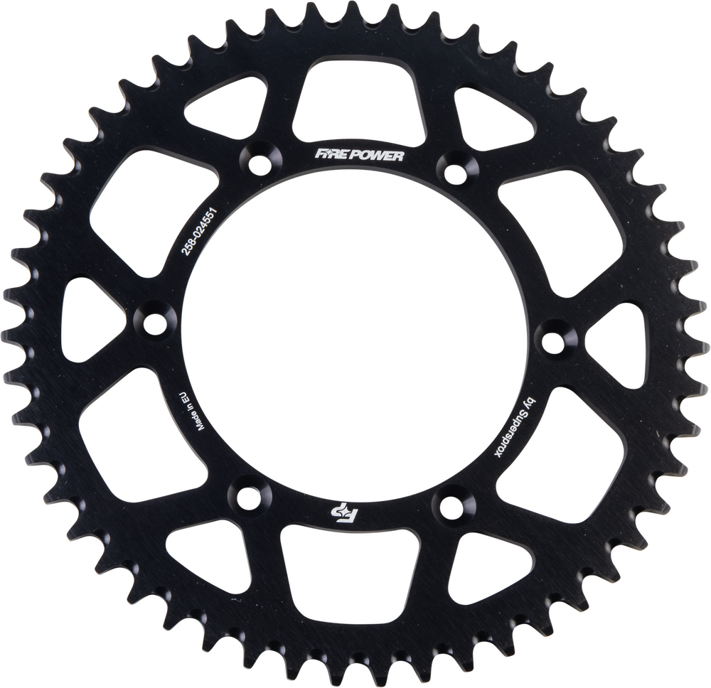 FIRE POWER REAR SPROCKET ALUMINUM 51T BLK | FIRE POWER