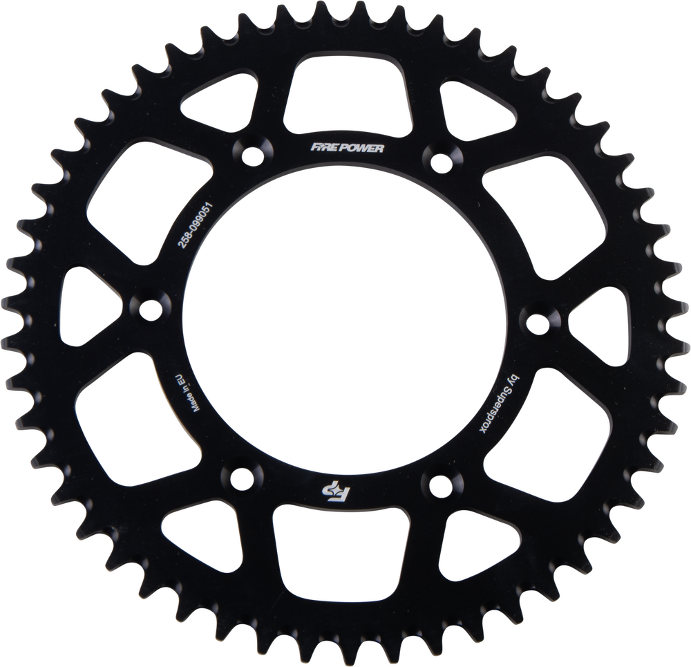 デイガファイアーバード　パーツ FIRE POWER REAR SPROCKET ALUMINUM 51T BLK | FIRE POWER