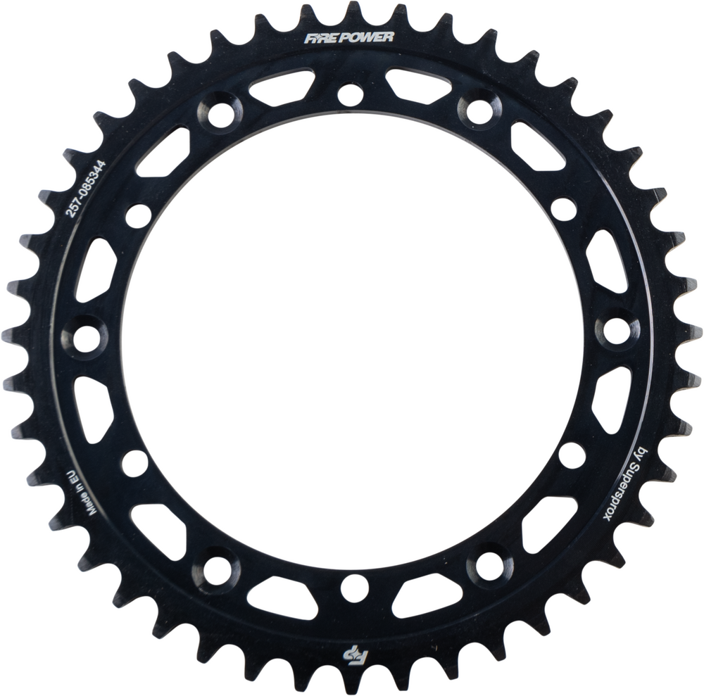 44 ÉLORLYFE グッズ FIRE POWER REAR SPROCKET STEEL 44T BLK | FIRE POWER
