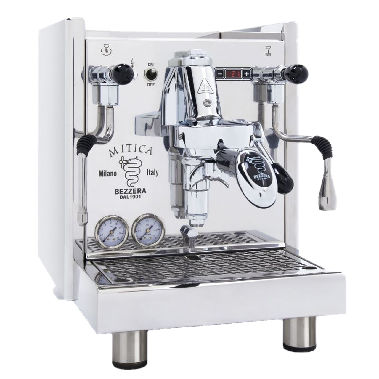 Mitica PID Commercial Espresso Machine - manual, HX boiler, tank / connect, rotary