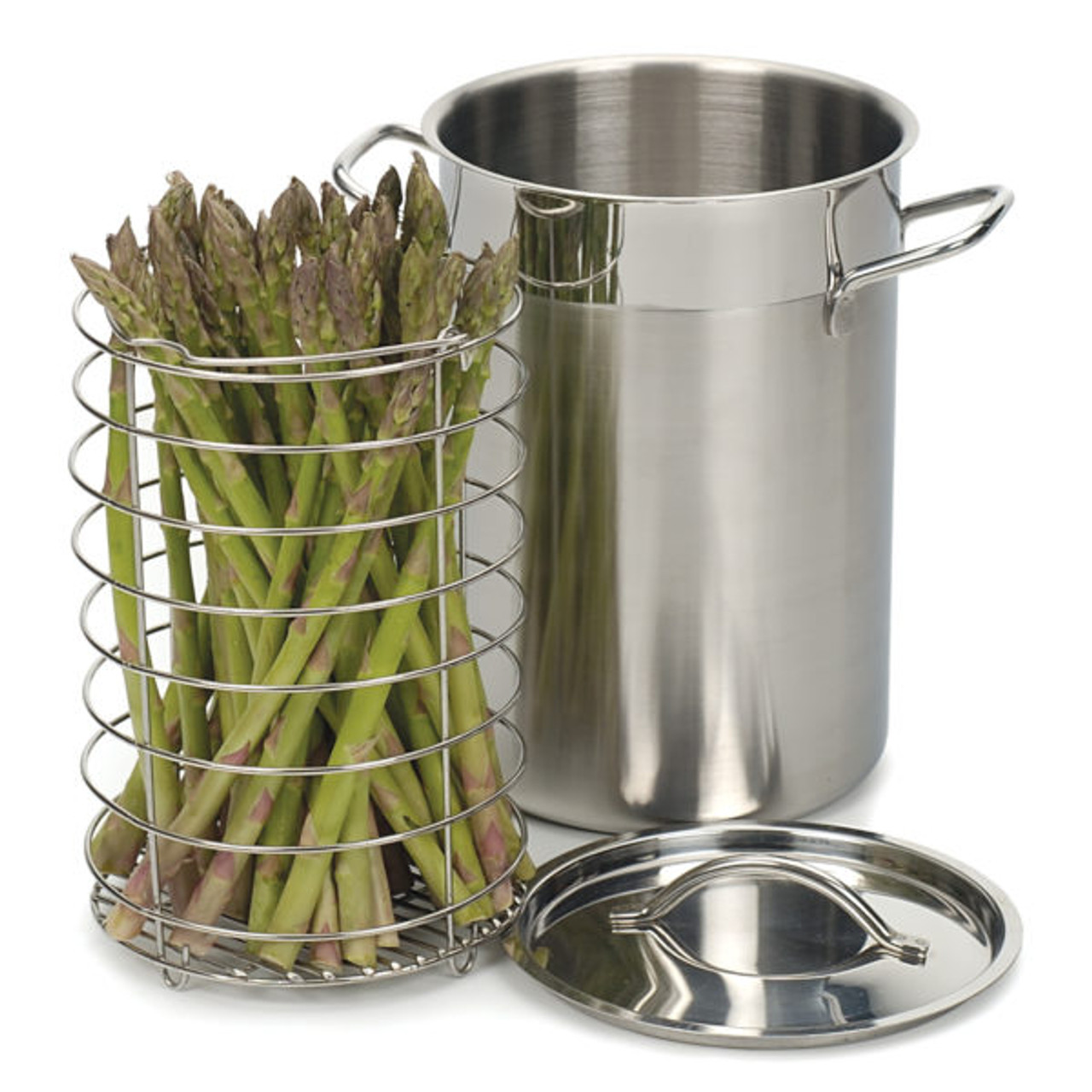 All-Clad Stainless Steel Asparagus/Veggie Steamer Pot~Basket and Lid -  household items - by owner - housewares sale 