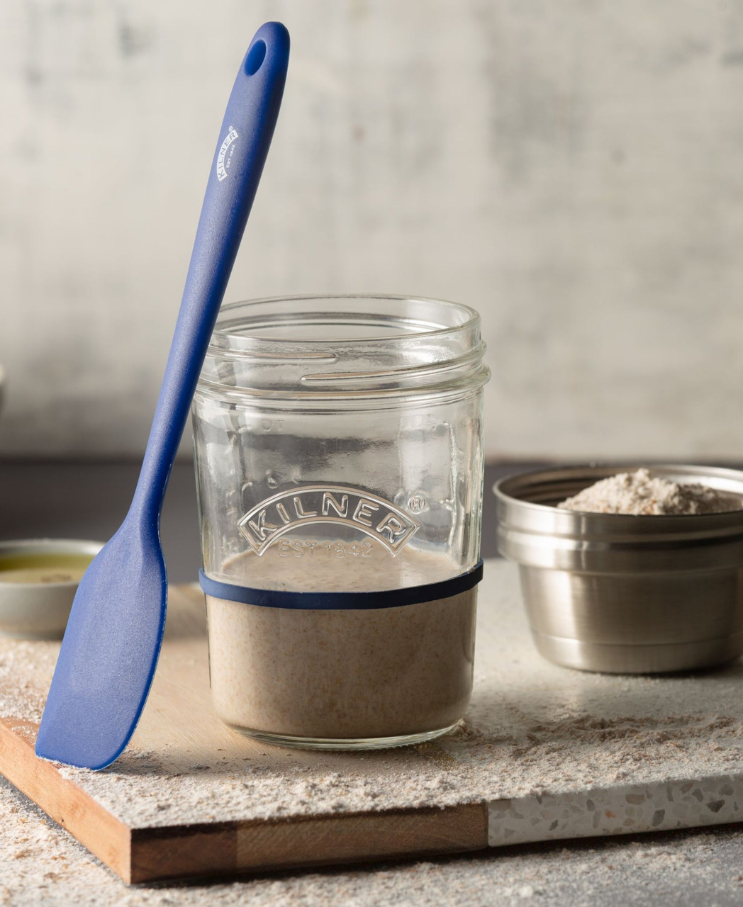 sourdough wooden spatula