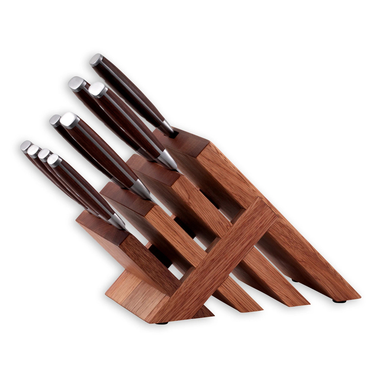 8-pcs Kitchen Knife Set Forged German Rust Resistant Full Tang Pakkawood  Handle