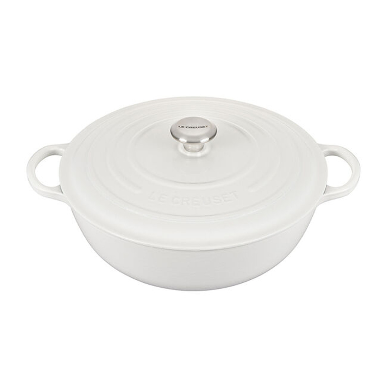 Le Creuset Signature Cast Iron 7.5 qt. White Chef's Oven