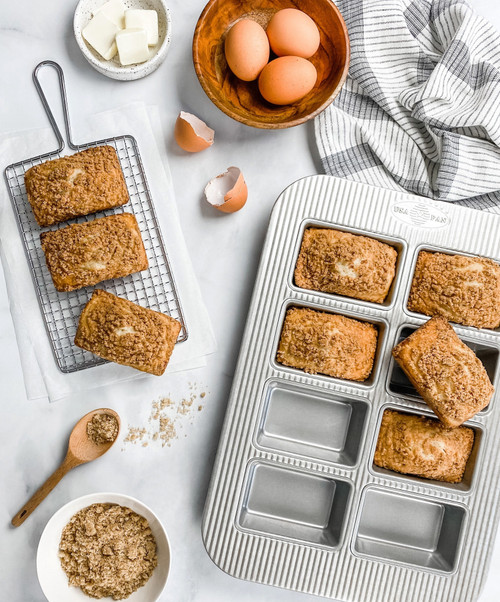 USA Pan 8 Mini Loaf Pan - Abundant Kitchen