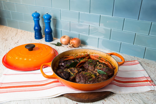 Le Creuset Signature 5.5 Quart Round Dutch Oven - Flame