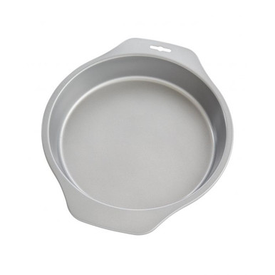 Round Pan Cake Pan, 9.5 Carbon Steel Cake Pan with Premium Food