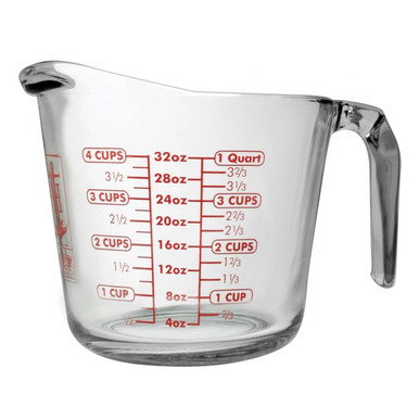 Pyrex Liquid Measuring Cup 4-Cup
