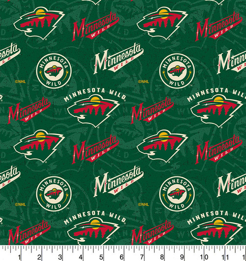 Minnesota Wild Fat Quarter-FQ-1199WLD