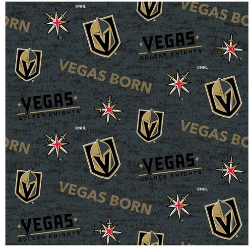 Cotton Fabric - Sports Fabric - NHL Hockey Pittsburgh Penguins Logos Names  Gold Black Cotton Fabric - 4my3boyz Fabric