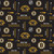 Boston Bruins  Cotton Fabric With All Over Pattern-Sold By The Yard