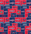 Washington Capitals Super Soft Fleece Fabric Classic Geometric Design-Sold By The Yard