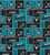 San Jose Sharks Super Soft Fleece Fabric Classic Geometric Design-Sold By The Yard San Jose Sharks Super Soft Fleece Fabric Classic Geometric Design-Sold By The Yard