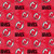 New Jersey Devils Cotton Fabric with Tone on Tone Design-Sold by the Yard