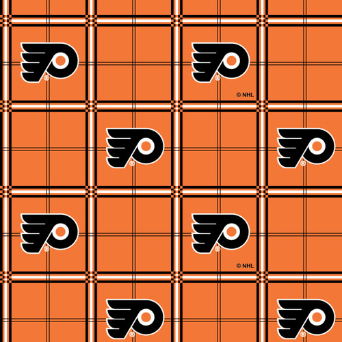 NHL - Philadelphia Flyers Tone on Tone Orange Yardage