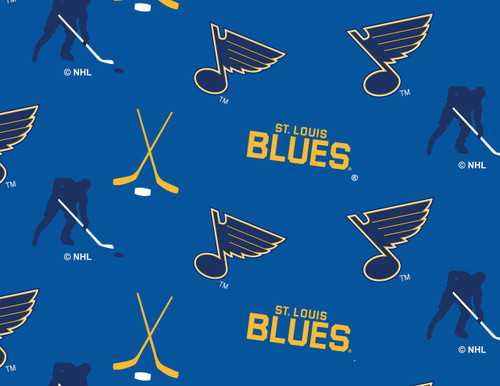 St. Louis Blues Hoodie Fleece Blanket