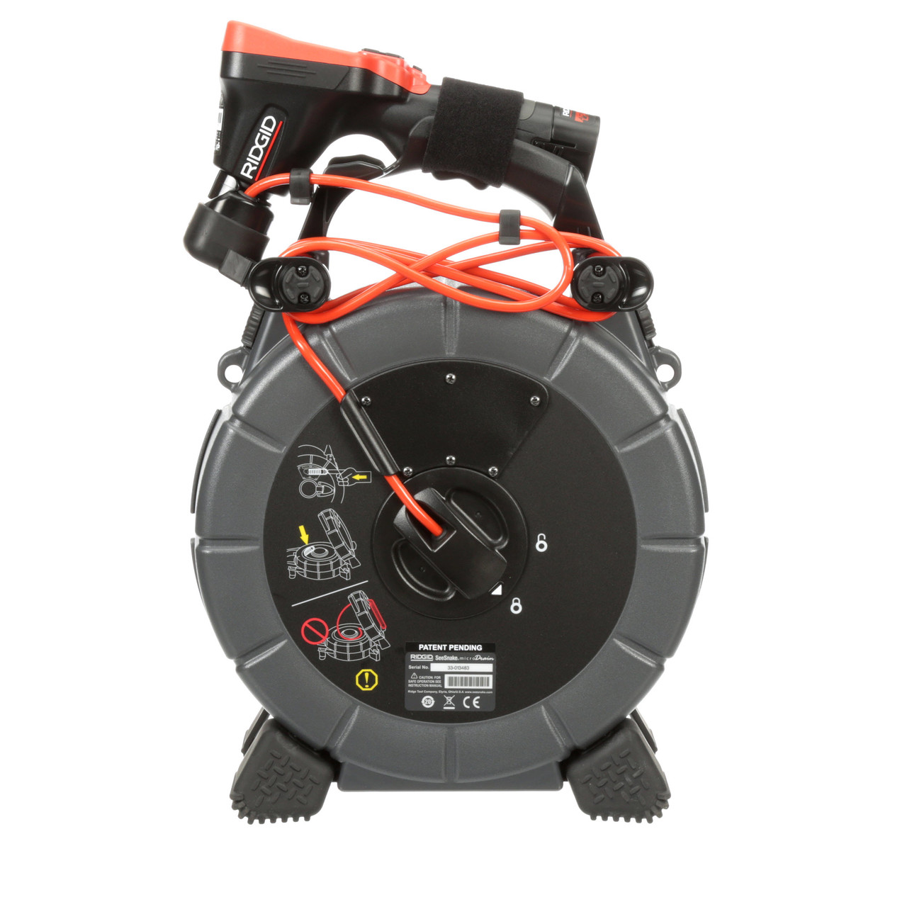 Ridgid microDrain D65S Reel w/ 65' Cable (adapts to a CA-350)