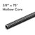 Hollow Core Drain Cable | 3/8" x 75' | Duracable Manufacturing Co