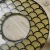 Gyorin Gold  handcrafted Tsuba close up front