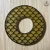 Gyorin Gold  handcrafted Tsuba front