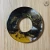 Kuro Ryu white gold handcrafted Tsuba front