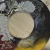 Kurokin Yugure handcrafted Tsuba close up front