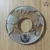 Shiro Yuri Transparent Bronze handcrafted Tsuba back