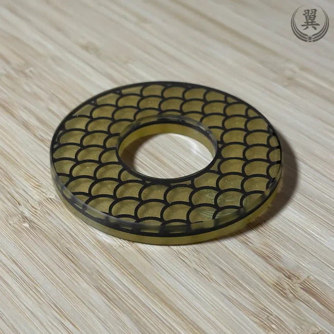 Gyorin Gold  handcrafted Tsuba