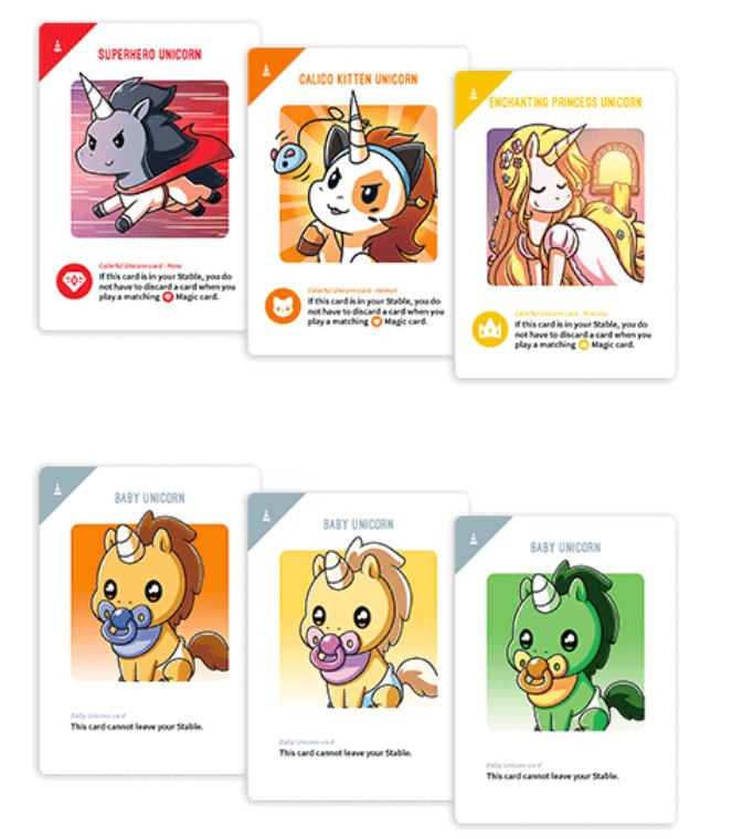 Unstable Unicorns Kartenspiel – Für 2–8 Spieler, Ab 8 Jahren, Mit 135 Karten, Strategisches Familienspiel
