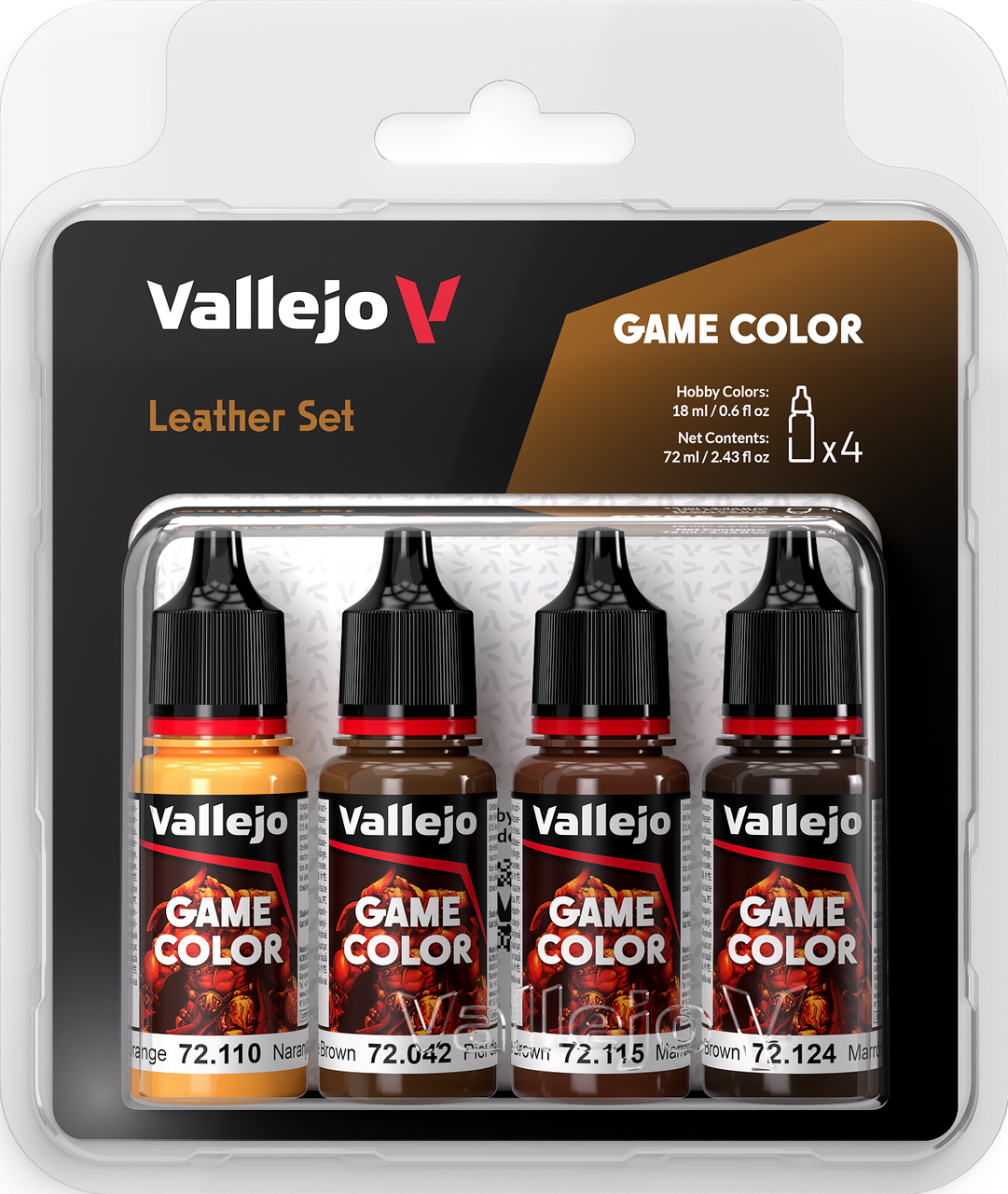 Vallejo Game Color Set Leather - The Board Room Game Cafe
