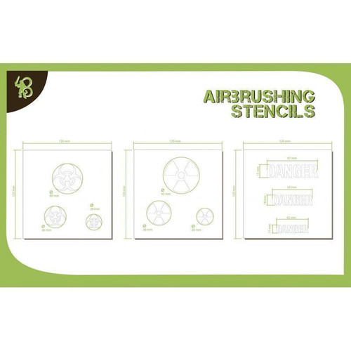 Airbrush Stencils: Chemical BA0000103