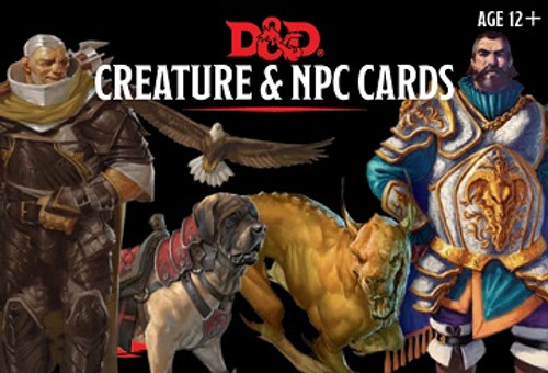 Dungeons and Dragons Creature and NPC Cards