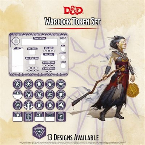 Dungeons and Dragons: Warlock Token Set