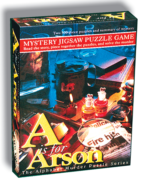 Mystery Jigsaw Puzzle 500 - A is for Arson