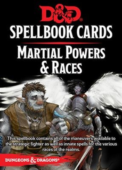 Dungeons and Dragons Spellbook Cards: Martial Powers and Races