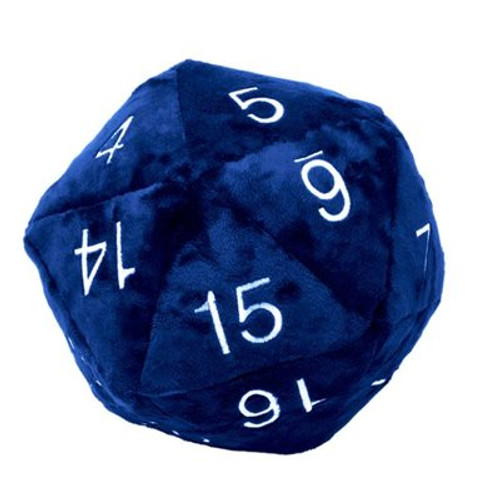 Jumbo D20 Plush Pacific Blue