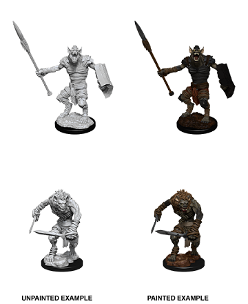 Mini Gnoll and Gnoll Flesh Gnawer Nolzur